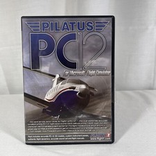 Pilatus PC12 Flight 1 For Microsoft Flight Simulator Software CD In Case Manual picture