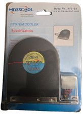 New: Masscool System Cooler Model No. 4F01B4 Ball Bearing DC 12V picture