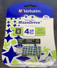 Verbatim Store n Go BlazeDrive 4GB USB 2.0 Flash Drive (Skulls) Model 97219 picture