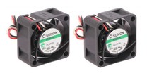 2x Quiet (18dBA) Fans for SonicWall NSA 2600 2650 NSA3500 NSA3600 picture