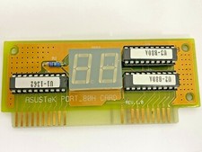 RARE NEW ASUSTEK PORT 80H CARD MOTHERBOARD POST CODE 8 BIT ISA TESTER RM00MSBX11 picture