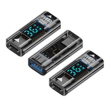 CY 3pcs/lot USB-C Female to USB Type-A Female AdapterType-C Smart LED Display picture