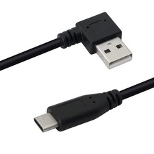 PNGKNYOCN 90 Degree USB Adapter Cable Right Angle 2.0 25cm, Black  picture