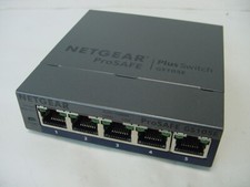 NETGEAR PROSAFE PLUS SWITCH 5 PORT GIGABIT GS105Ev2 - NO POWER CORD picture