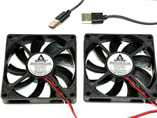 2 Pieces USB Connector Fan 5V 8015 Axial Cooler 8cm DC Cooling 80mm 15mm G38 picture