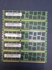 Lot of 5 Micron 8GB 2RX4 PC3L-10600R-9-13-E2 ECC Server Memory MT36KSF1G72PZ picture