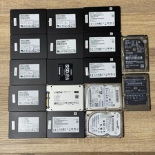 17pcs 2.5 Inch SSD HDD Set Samsung Micron Crucial IODATA Apple Seagate Tested picture