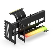 Vertical PCIe 4.0 GPU Mount Bracket Graphic Card Holder with 5V 3 Pin ARGB LE... picture