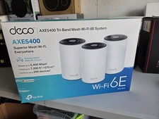 TP-LINK Deco XE75 AXE5400 Wi-Fi 6E Router Mesh System - White (3 pcs) EU Version picture