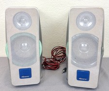 Vintage Memorex Amplified Computer Speakers Beige Retro PC Gaming Tested picture