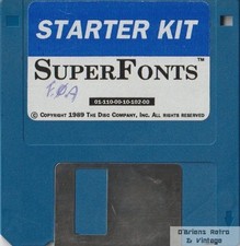 SuperFonts Starter Kit, The Disc Company, Commodore Amiga - Floppy picture