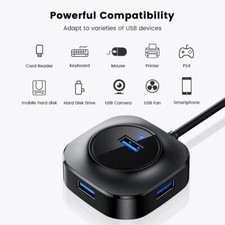 USB 3.0 Hub Multi USB Splitter Adapter 4 Port USB-Hub Expander For PC Mac Laptop picture