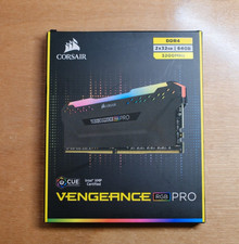 Corsair Vengeance RGB PRO SL 64GB (2 x 32GB) DDR4-3200 CL16-20-20-38, Black picture