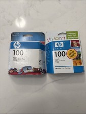HP Inkjet Print Cartridge 100 Gray Photo brand new sealed Exp 05/2007 08/2010 picture