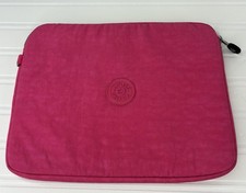 KIPLING PINK NYLON PADDED TABLET / E READER CASE SLEEVE BAG 8.5” X 10.5