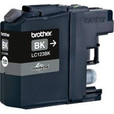 Brother LC-123BK Inkjet Cartridge, Black, Single Pack, Standard Yield, Includes picture