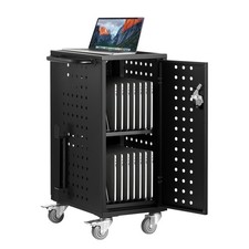 VEVOR Charging Cart Mobile Locking Charging Cart 16 Devices for Laptop & Tablet picture