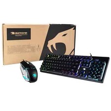 LOT OF 5 Genuine IBUYPOWER SA2210 RGB Gaming Keyboard and Mouse Combo OPEN BOX picture