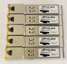 Lot of 5 ProLabs 1000BASE-T-SFP-C Copper Ethernet Transceiver Module picture