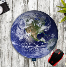EARTH PLANET SOLAR SYSTEM ART CUSTOM MOUSE PAD DESK MAT HOME SCHOOL OFFICE GIFT picture
