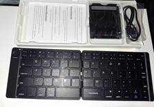 Samsers Foldable Bluetooth Keyboard - Portable Wireless Keyboard with Stand Hold picture