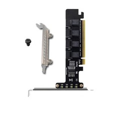 1PC Multi-Port PCIe 4.0 Expansion Card 4*U.2 NVMe PCI-E X4/8/16 to SFF-8643 picture