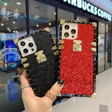 Glitter Luxury Boxy Trunk Case For Xiaomi POCO X6 X7 X3 Redmi Note 11 13 14 12 picture