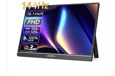 ARZOPA 16.1 inches Portable Gaming Monitor 144hz 100%sRGB 1080P FHD IPS Screen picture