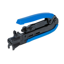 Adjustable Ratchet Compression Tool RG59 RG6 RG11 Coaxial F Connectors Crimper picture