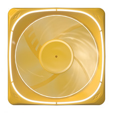 Vetroo DF120 Computer Case Fan, 120mm LED Lighting PC Cooling Fan - Yellow picture