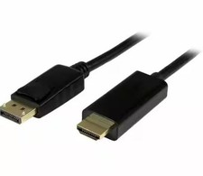 Commercial Electric Black 1011323118 DisplayPort Cable 6 ft 28 AWG New Open Box picture