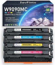 W9090MC Toner Cartridges For E45028dn -  W9091MC W9092MC W9093MC 4 Pack  picture