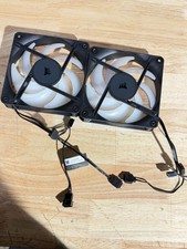 Lot of 2 Corsair RS120 ARGB Black 120mm PWM 5V RGB Fans – NEW No Box picture