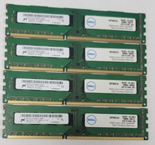 MICRON 4GB 2RX8 PC3-10600U-09-11-B1  MT16FTF51264AZ-1G4M1 (4X4GB=16GB)  LOT OF 4 picture