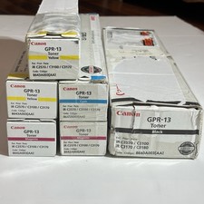 Lot CANON Toner GPR-13 imageRUNNER C Series IR C2570/C3100/C3170 CMYK Oem NIB picture