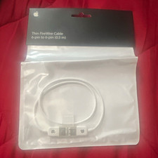 Apple Thin FireWire Cable 6-Pin to 6-Pin 0.5m White M8708G/A picture