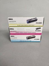 Dell P238C P240C, P239C, 1320C 2130 2135 Toner Cartridge Lot of 3 picture