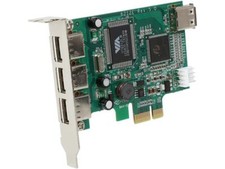 StarTech PEXUSB4DP 4 Port PCI Express Low Profile High Speed USB Card - PCIe USB picture