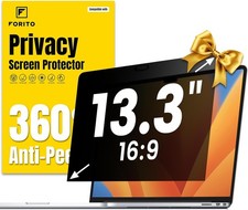 360° Laptop Privacy Screen Protector 13.3 Inch 16:9, Anti Glare & Anti Peeping S picture