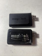 Lot of 2 magicJack GO & magicJack PLUS VoIP Phone Adapters Hardware Only READ picture