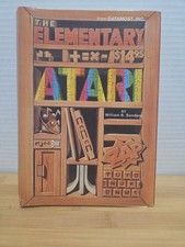 Atari Retro Computer Book The Elementary William B Sanders Vintage 1983 Datamost picture