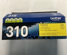 Brother TN310Y Genuine Yellow 1500 yield Opened barely used  picture