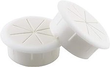  2PCS 2Inch (50mm) Desk Cord Grommets Wire Cable Hole Cover for Office PC white picture