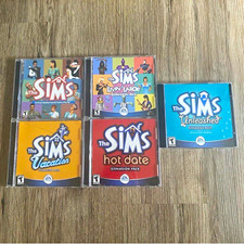 The Sims PC CD Game Lot: Base Game + Hot Date, Vacation, Unleashed, Livin Large picture