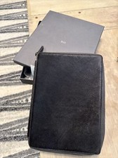 NIB RESTORATION HARDWARE Calf Hair Zippered Case for iPad Air Brown $129.00 picture