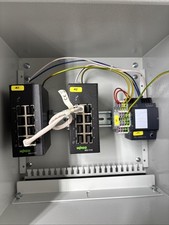 Network Enclosure with 2 x Wago 852-1112 8-Port Ethernet Switch + Block Power picture
