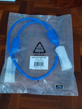 Monoprice High Speed HDMI to HDMI Cable 3 ft Blue HH-28F-03-B picture