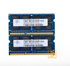 2pcs Nanya 8GB 2RX8 PC3-10600S DDR3 1333Mhz 204Pin SODIMM Laptop Memory RAM #S25 picture