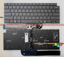 New for Dell 14 DC14250 DC14255 D14260 P185G Keyboard Black US Backlit picture
