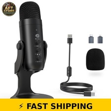 ZealSound K66 USB Podcast Microphone - Noise Cancellation & Gain Control picture